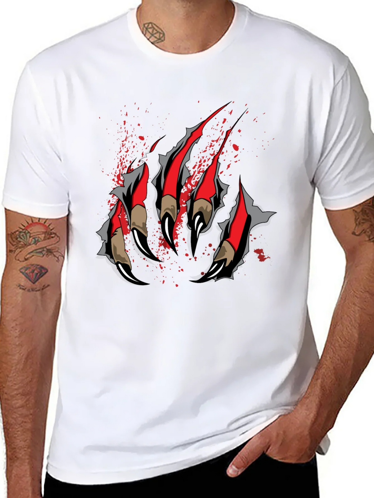 Claw Graphic T-Shirt - Black product image 7