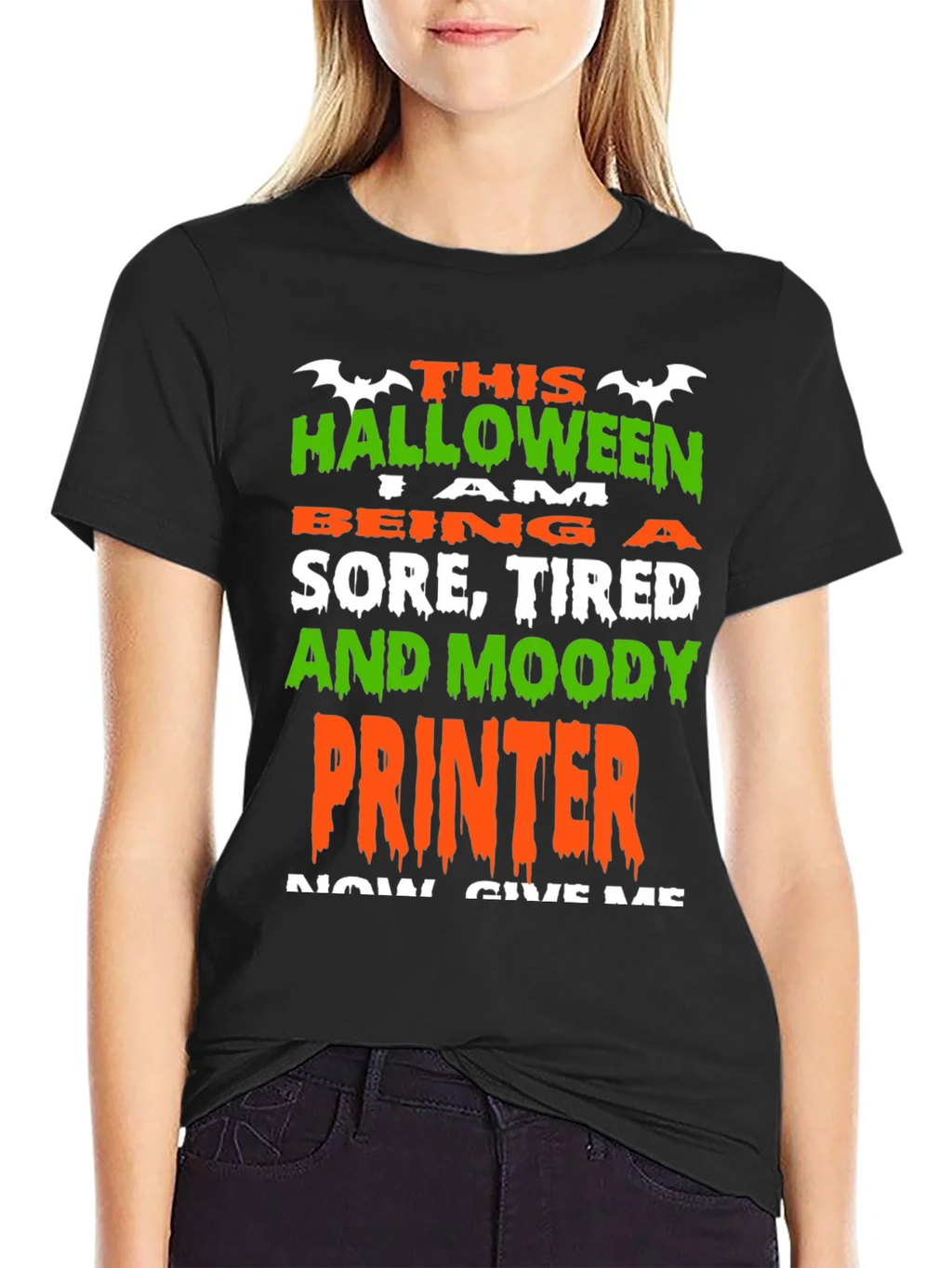 Halloween Printer T-Shirt product image 1