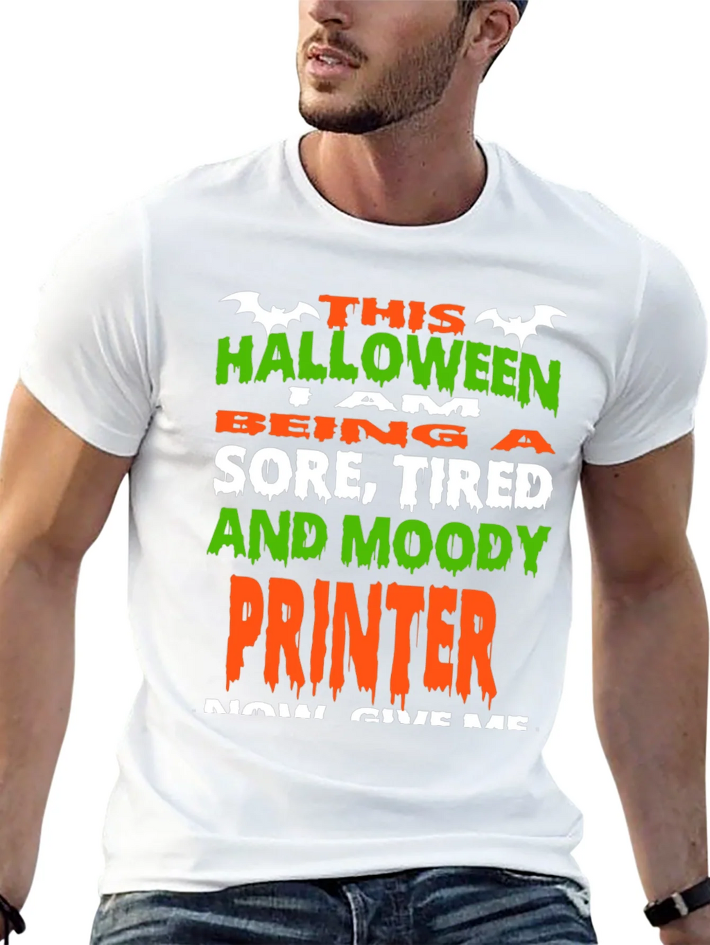 Halloween Printer T-Shirt product image 6