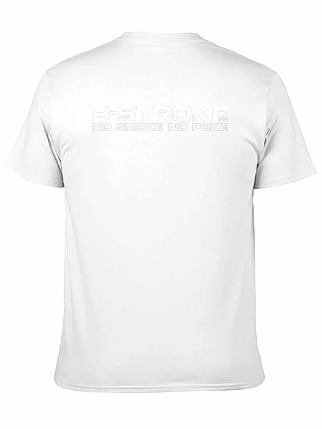 2-Stroke No Smoke No Poke Black Graphic Tee product image 10