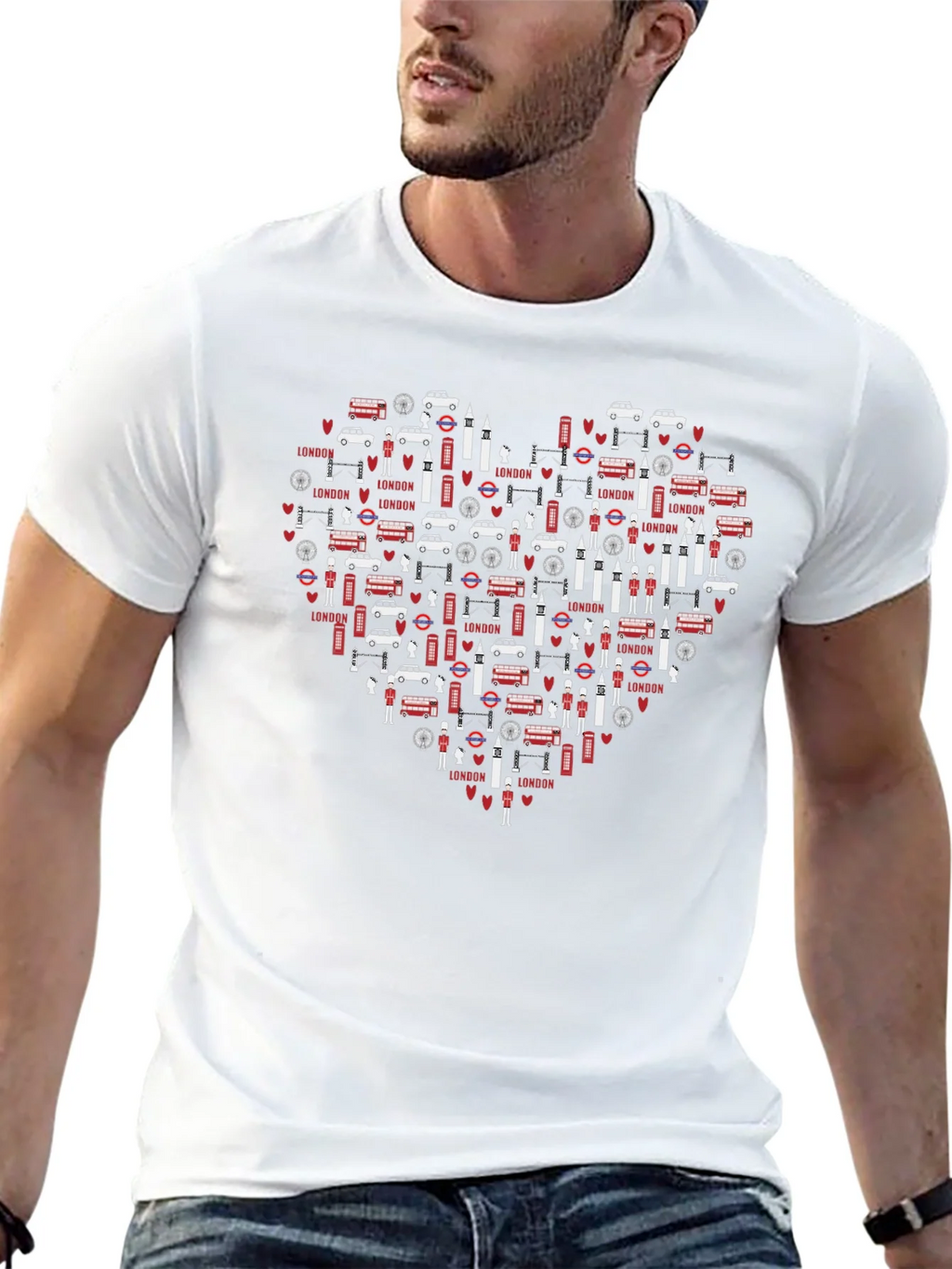 London Love Black T-Shirt product image 2