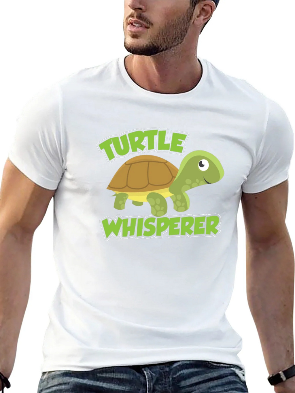 Turtle Whisperer Graphic Tee - Black Cotton Blend product image 8