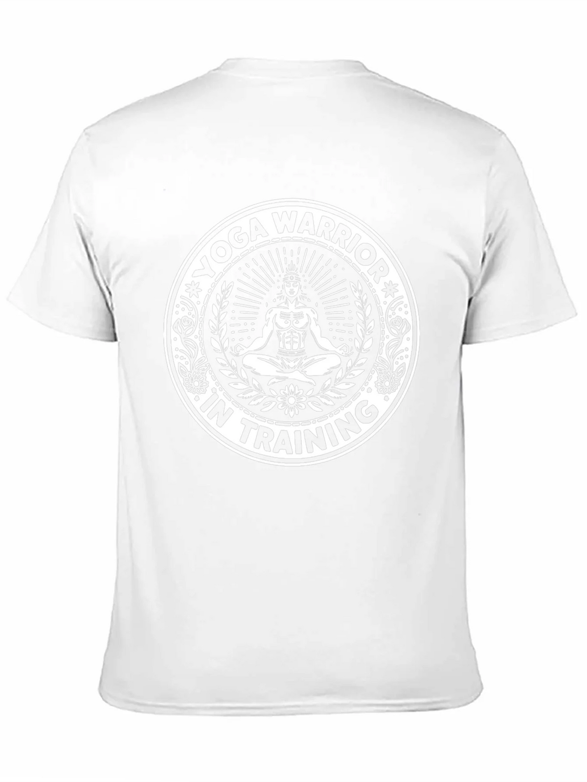 Yoga Warrior in Training Black T-Shirt product image 1