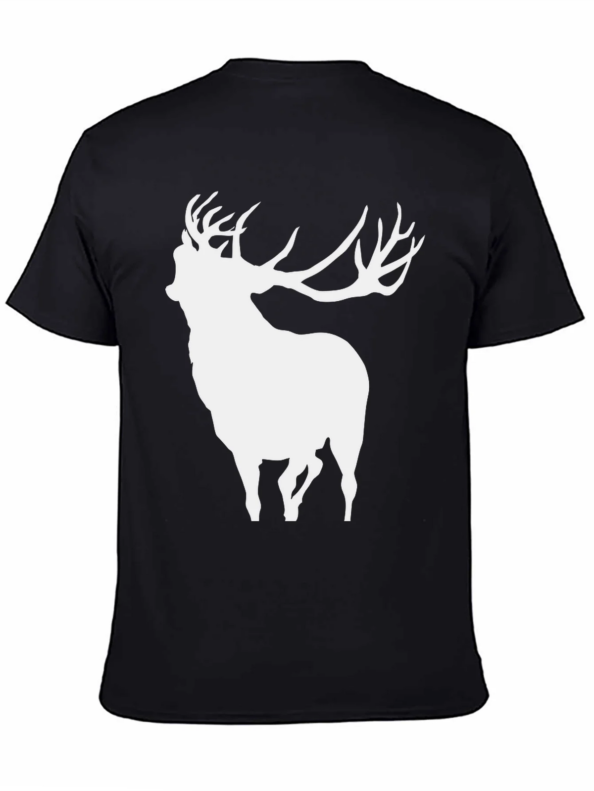 Deer Silhouette Black T-Shirt product image 4
