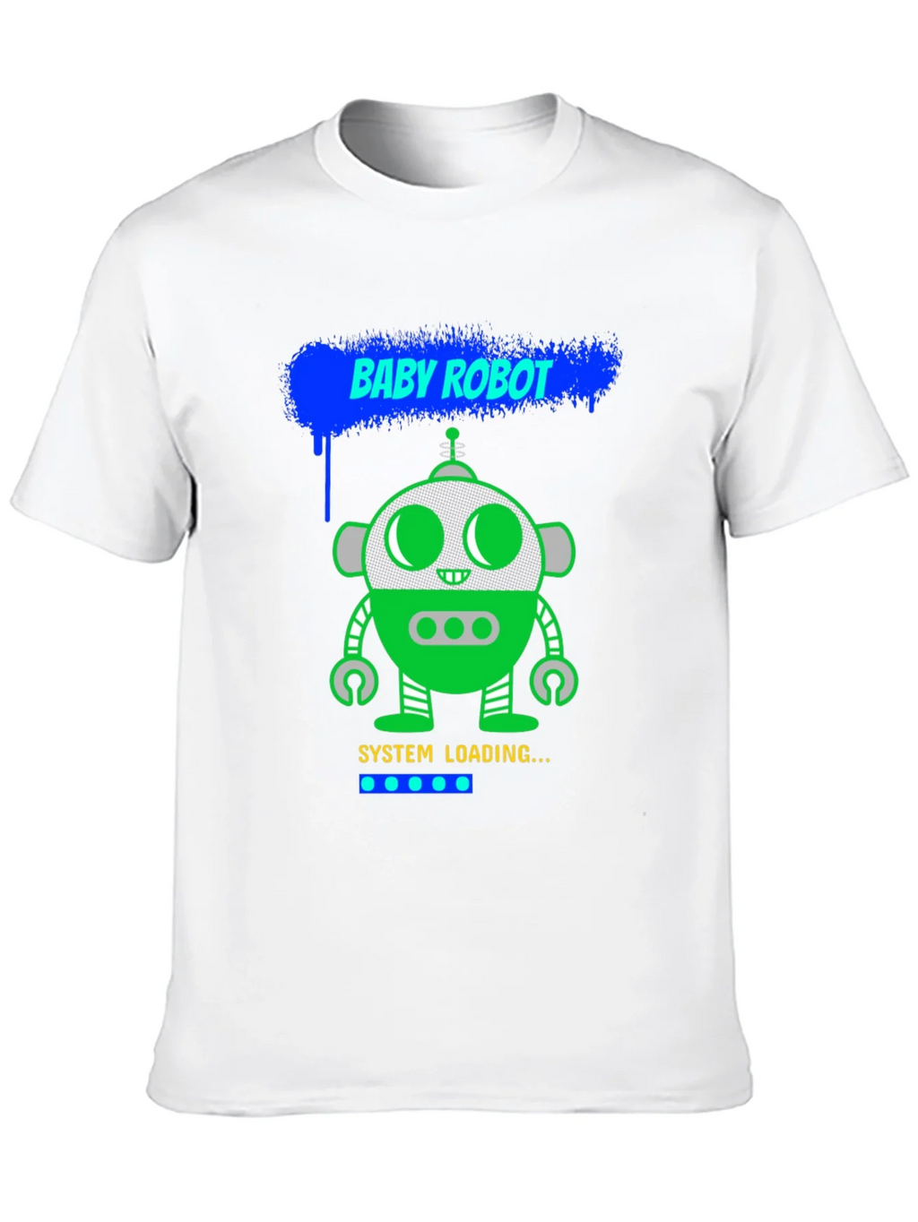 Baby Robot System Loading Graphic Tee product image 4