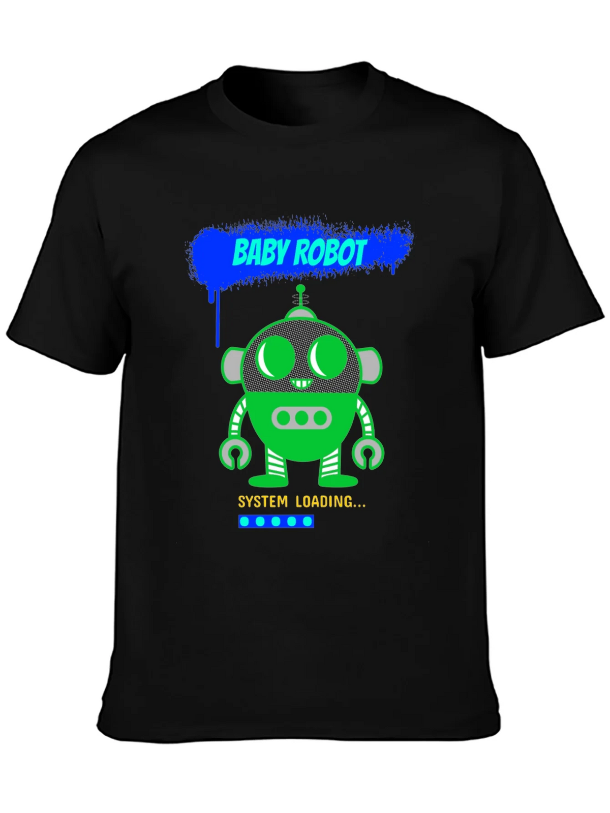 Baby Robot System Loading Graphic Tee product image 2