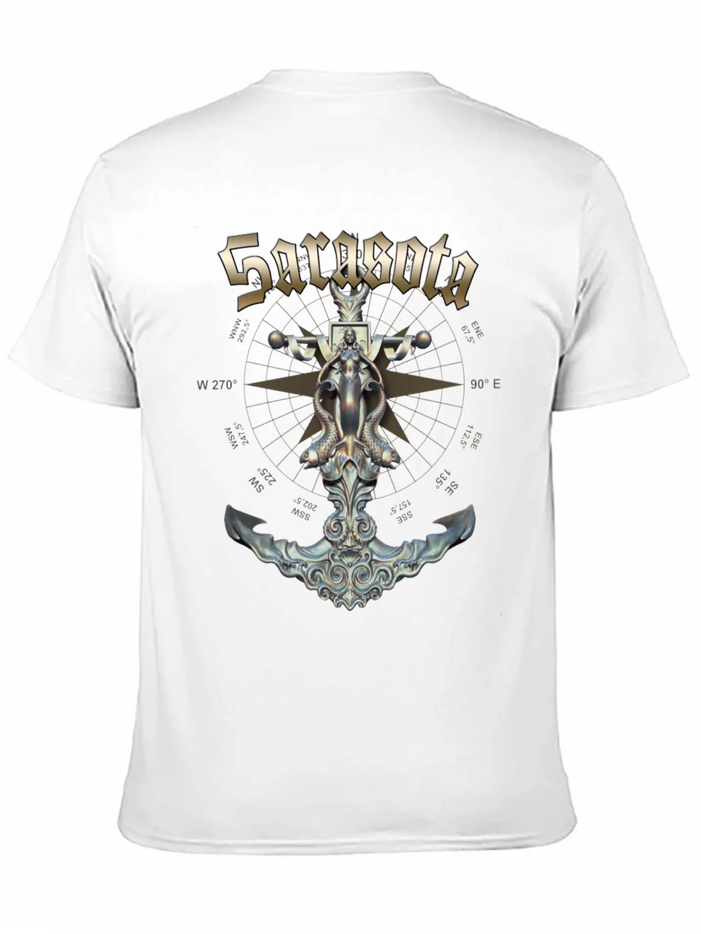 Sarasota Compass Anchor Graphic T-Shirt product image 8