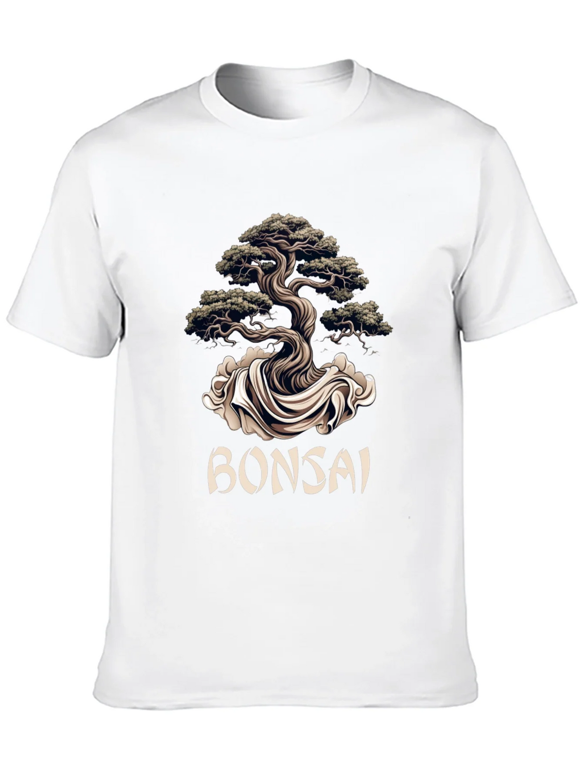 Bonsai Tree Graphic Tee - Artistic Black T-Shirt product image 9