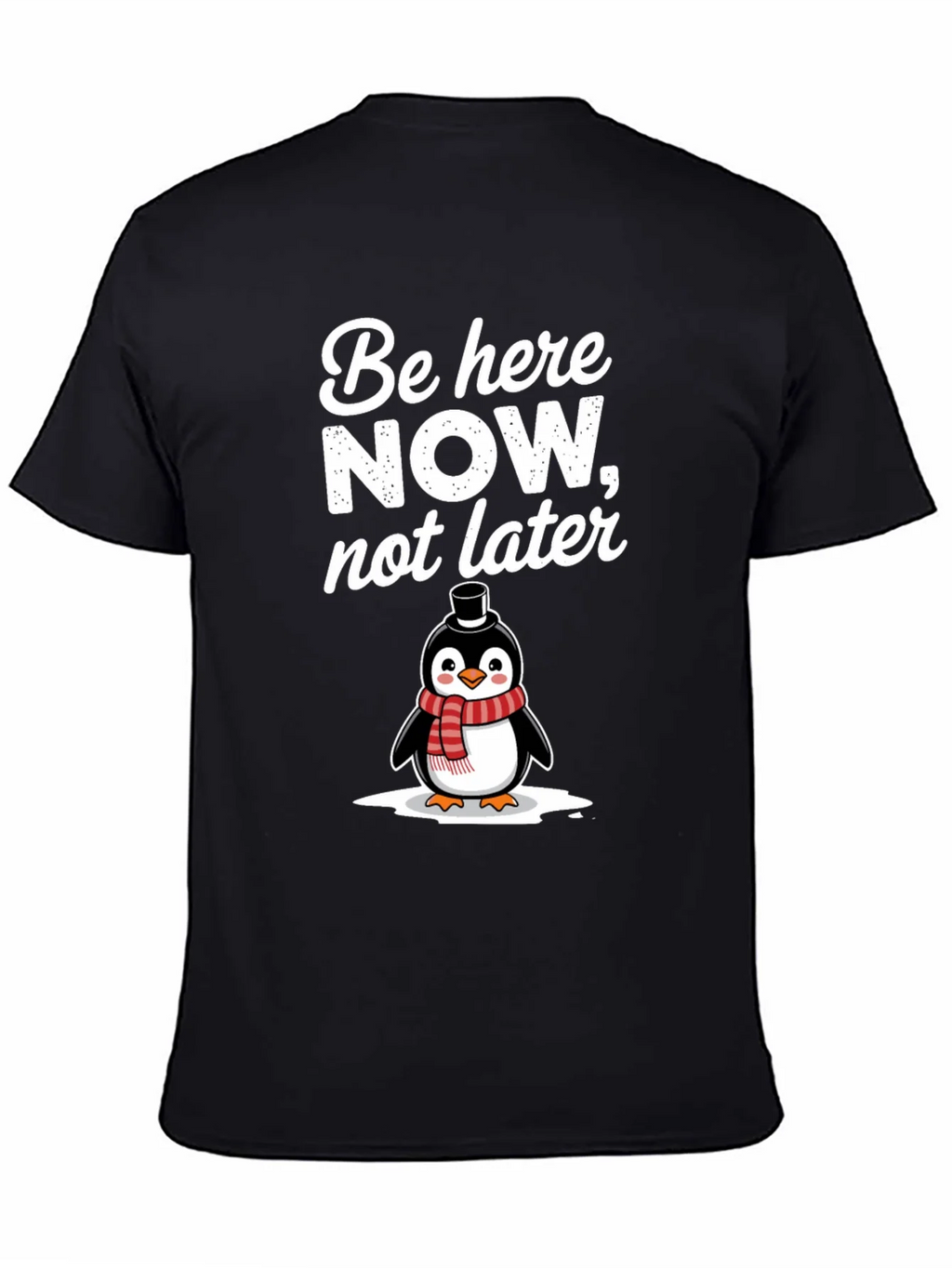 Be Here Now Penguin Graphic T-Shirt product image 4