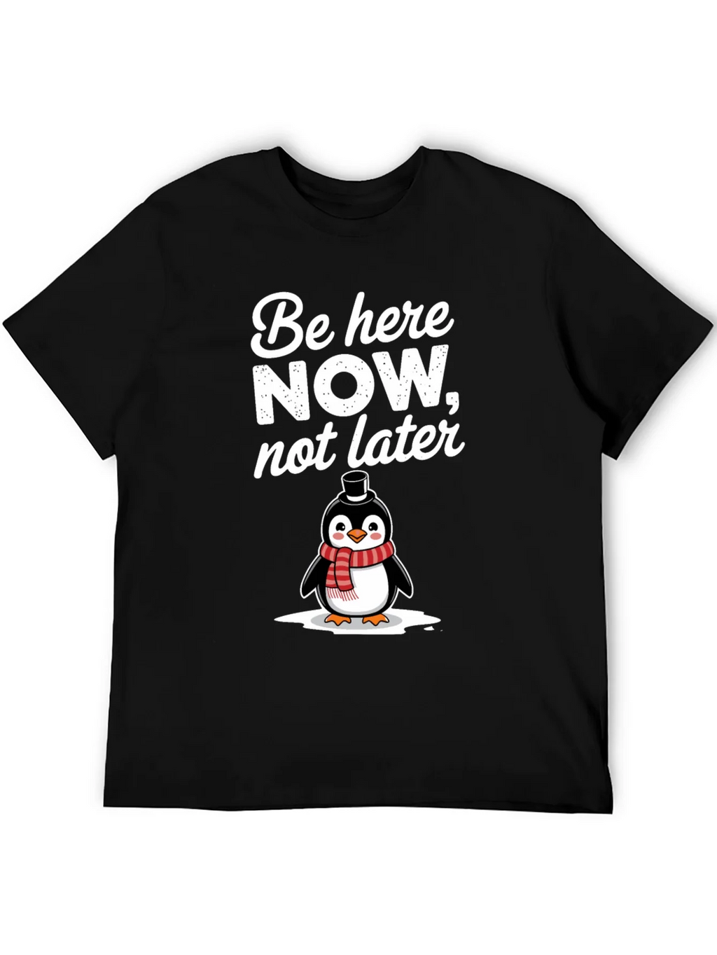 Be Here Now Penguin Graphic T-Shirt product image 5