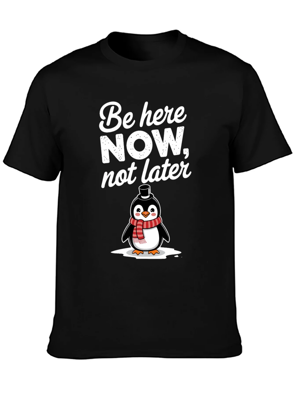 Be Here Now Penguin Graphic T-Shirt product image 3