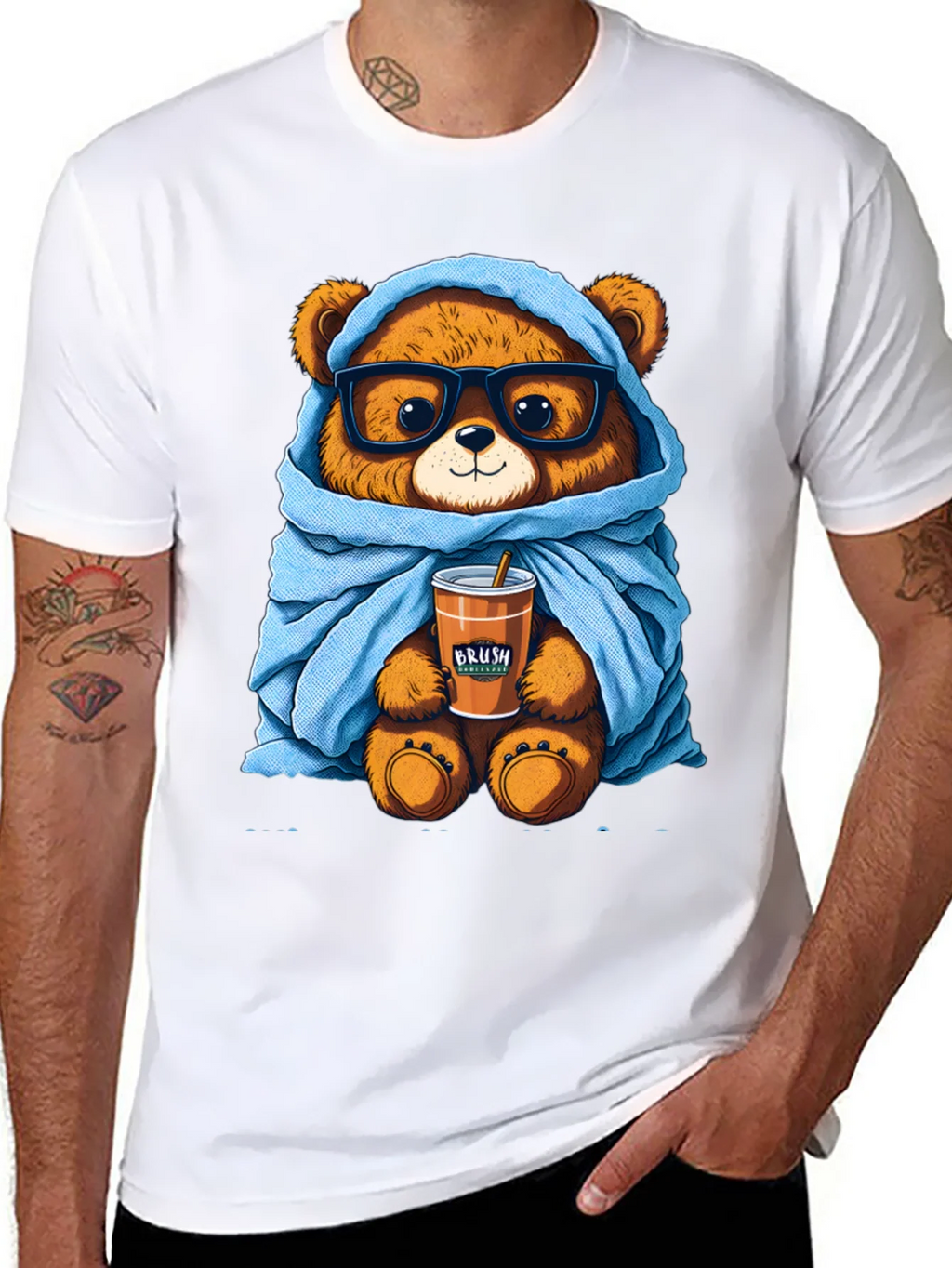 Cozy Bear Drink T-Shirt product image 7