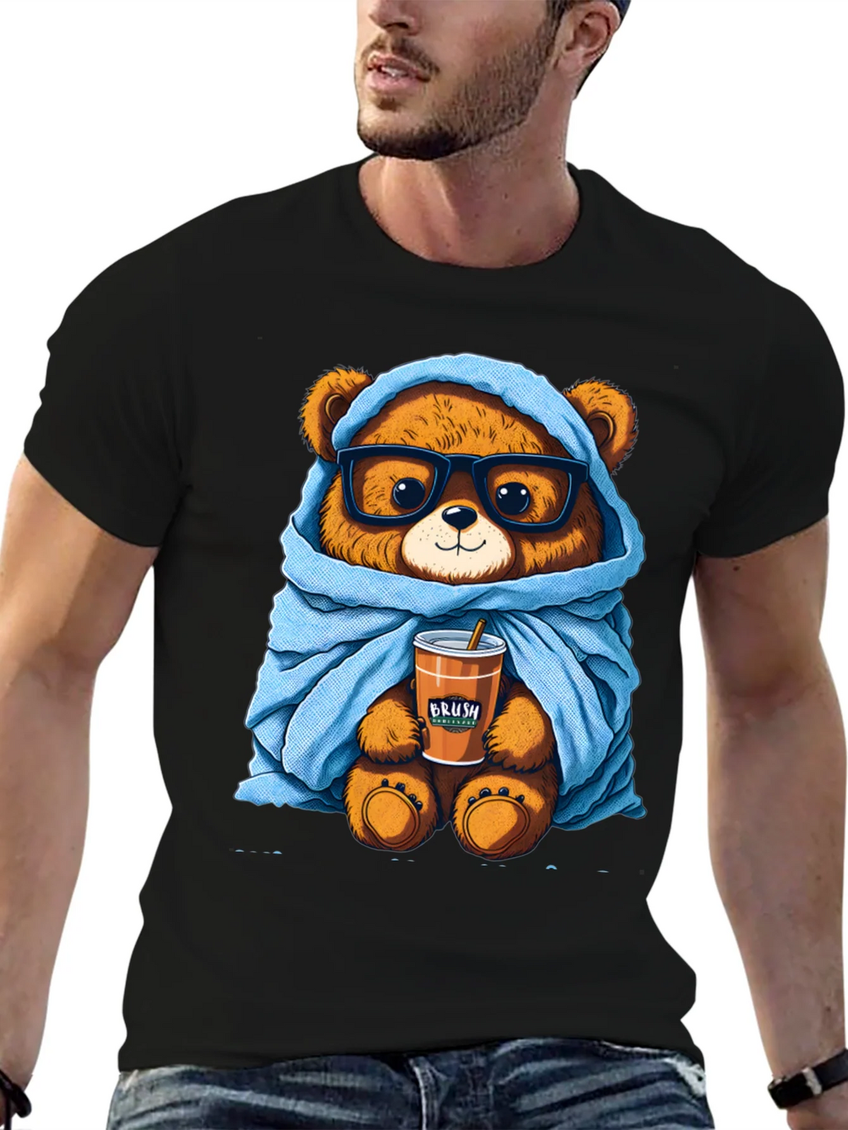 Cozy Bear Drink T-Shirt product image 6