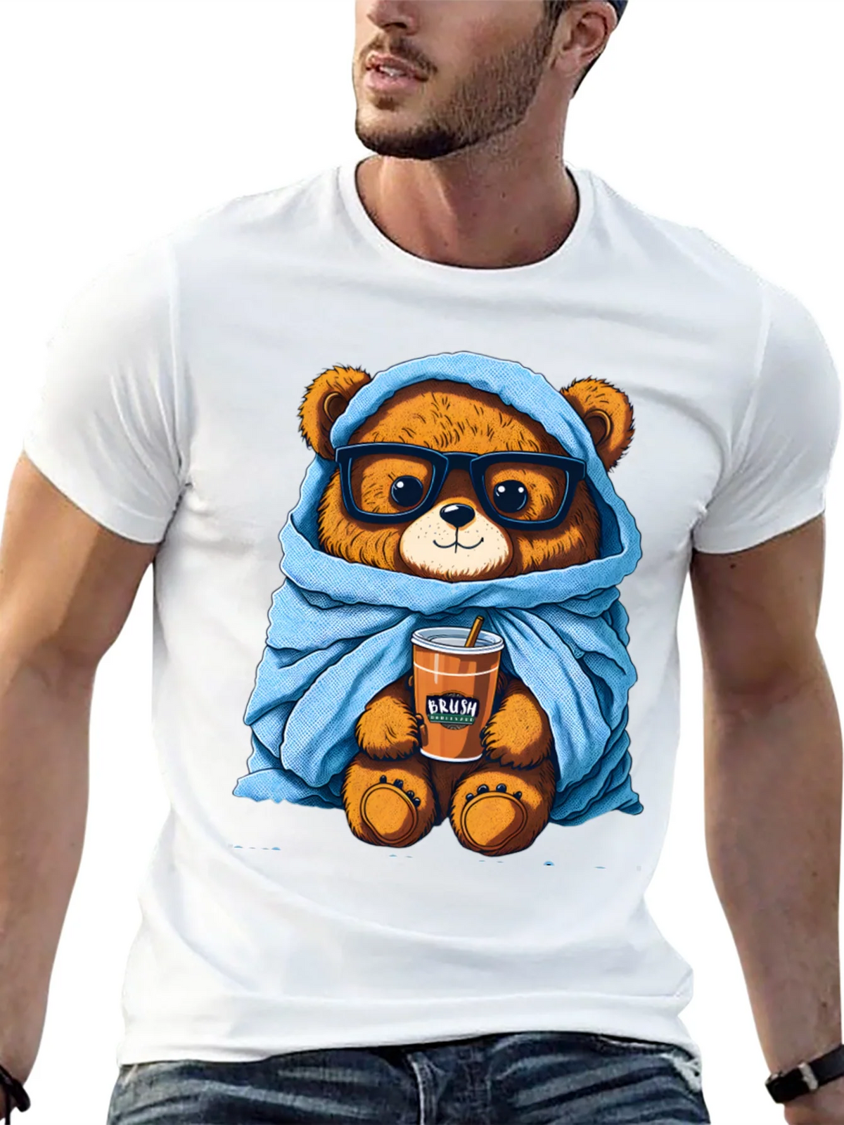 Cozy Bear Drink T-Shirt product image 12