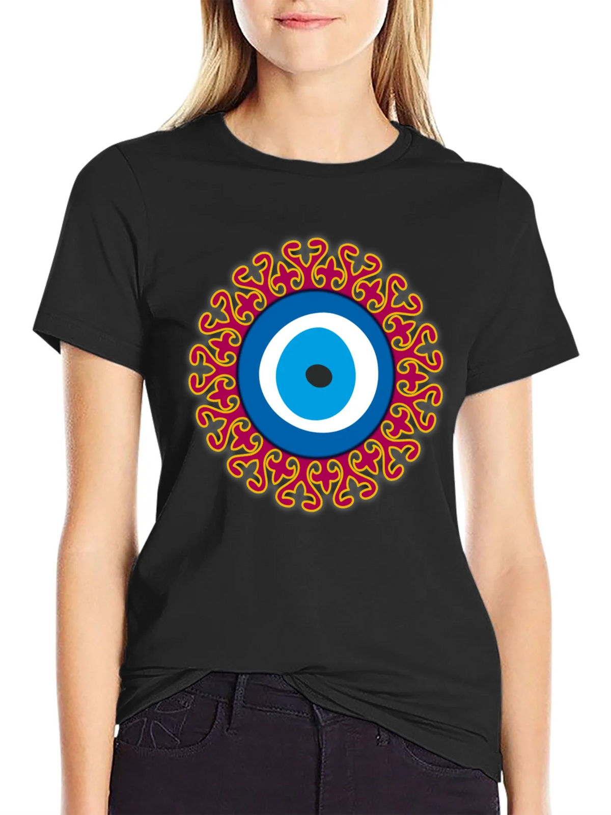 Evil Eye Graphic Tee - Unique Design Stylish Comfort product image 2