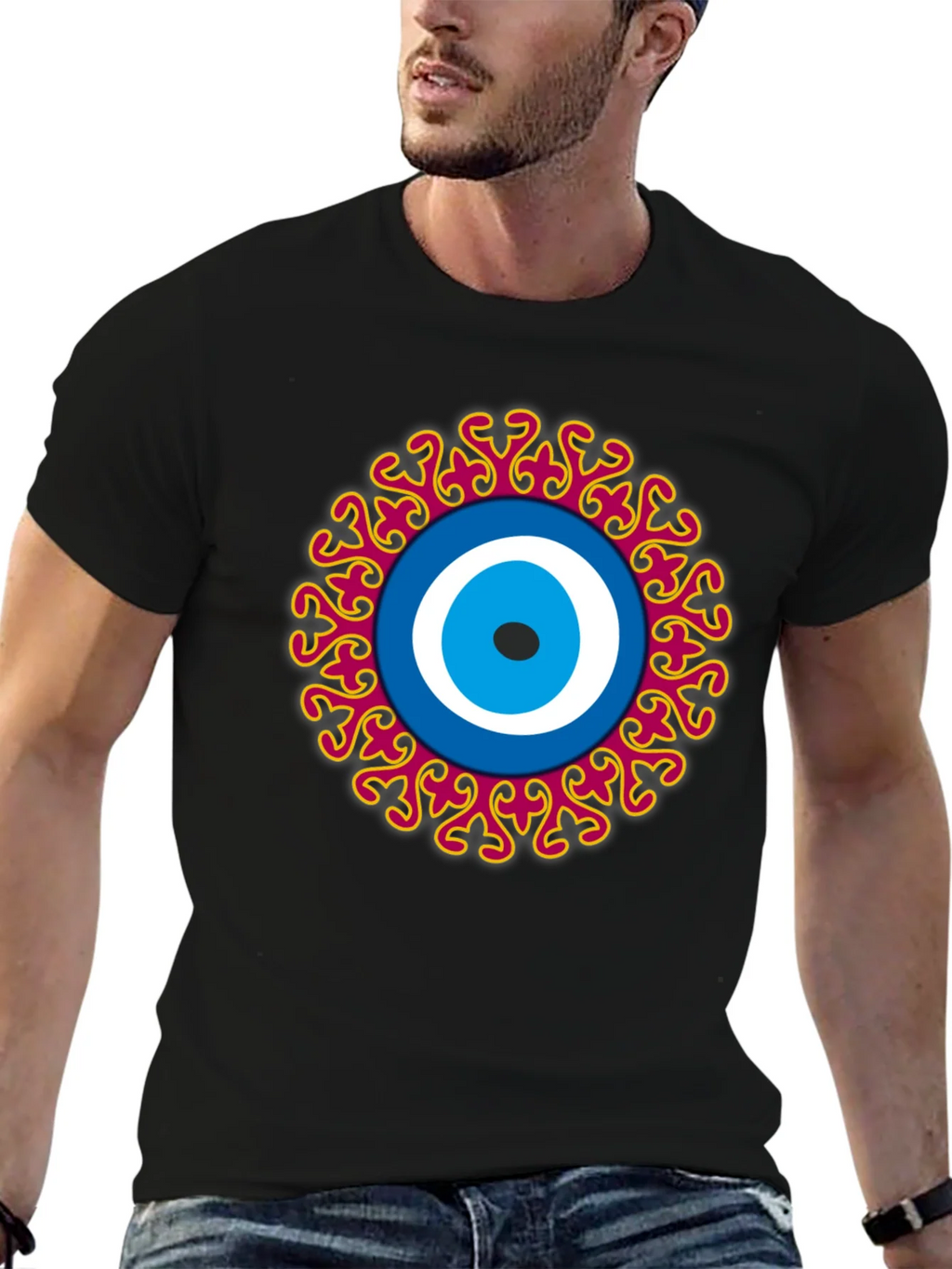Evil Eye Graphic Tee - Unique Design Stylish Comfort product image 6