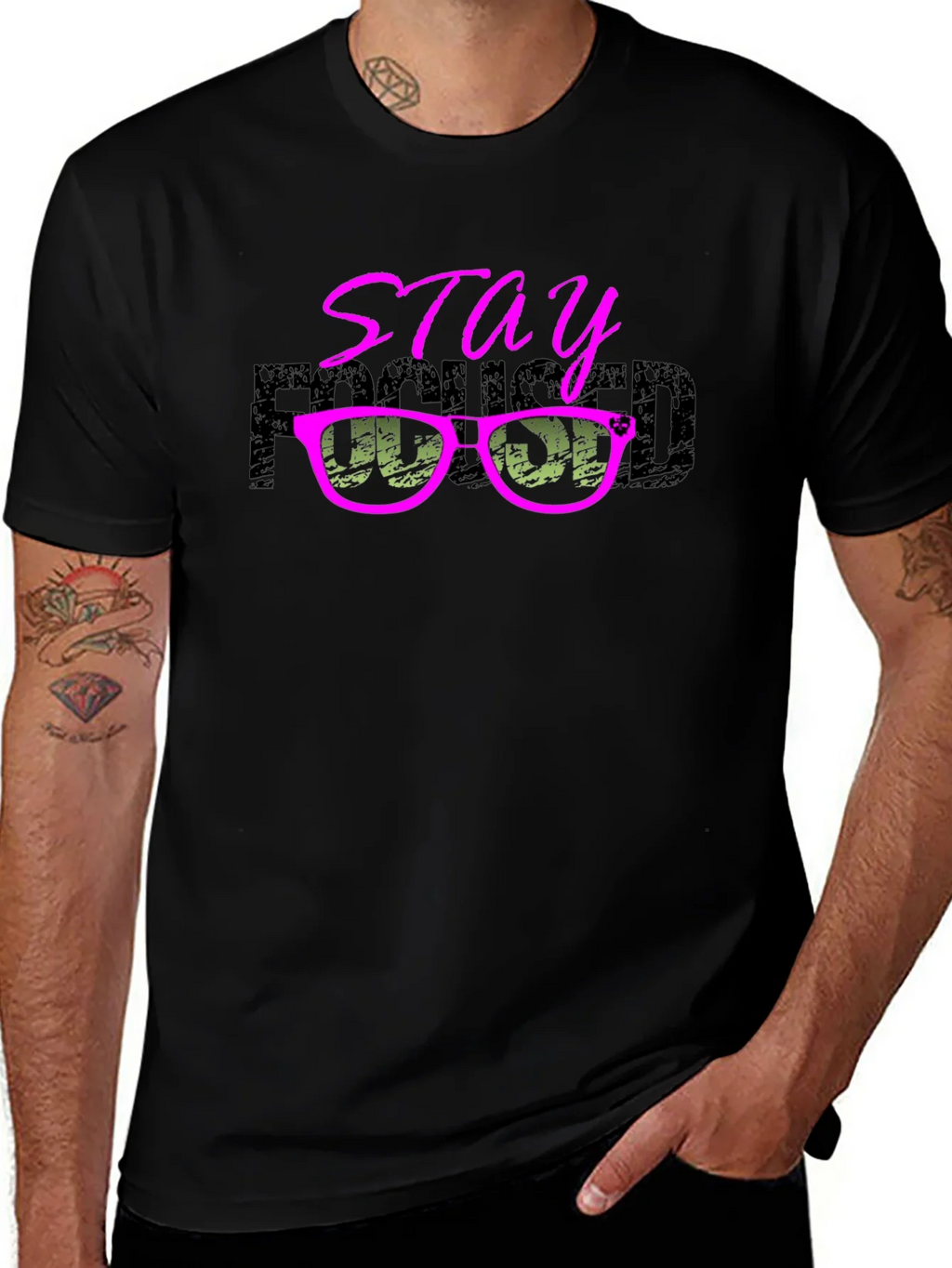 Stay Focused Graphic T-Shirt product image 1