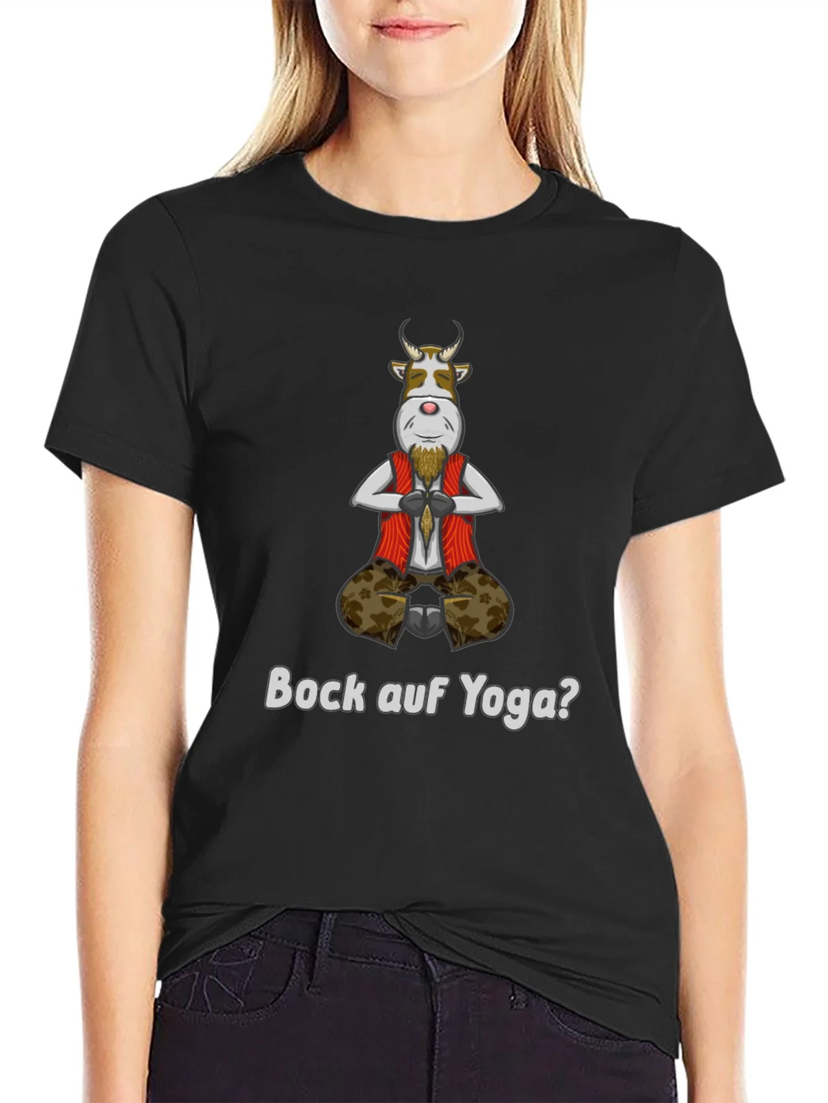 Yoga Cow Graphic Tee - Bock auf product image 1