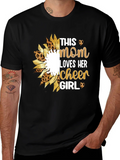 Mom Cheer Girl Graphic T-Shirt product image 1