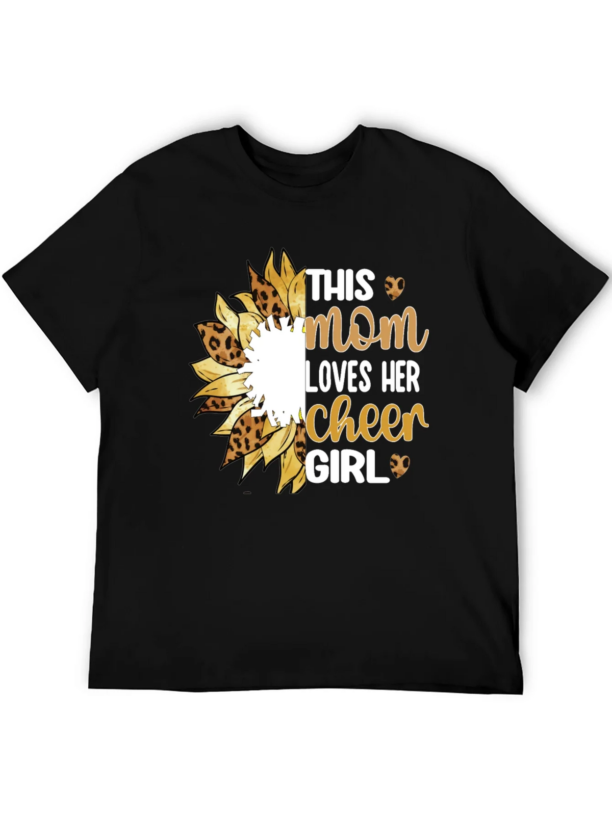 Mom Cheer Girl Graphic T-Shirt product image 5
