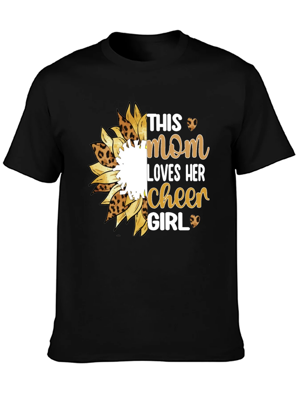 Mom Cheer Girl Graphic T-Shirt product image 3
