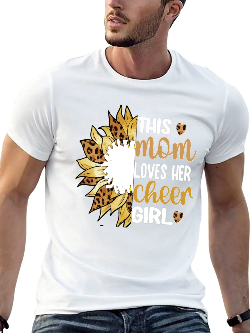 Mom Cheer Girl Graphic T-Shirt product image 12