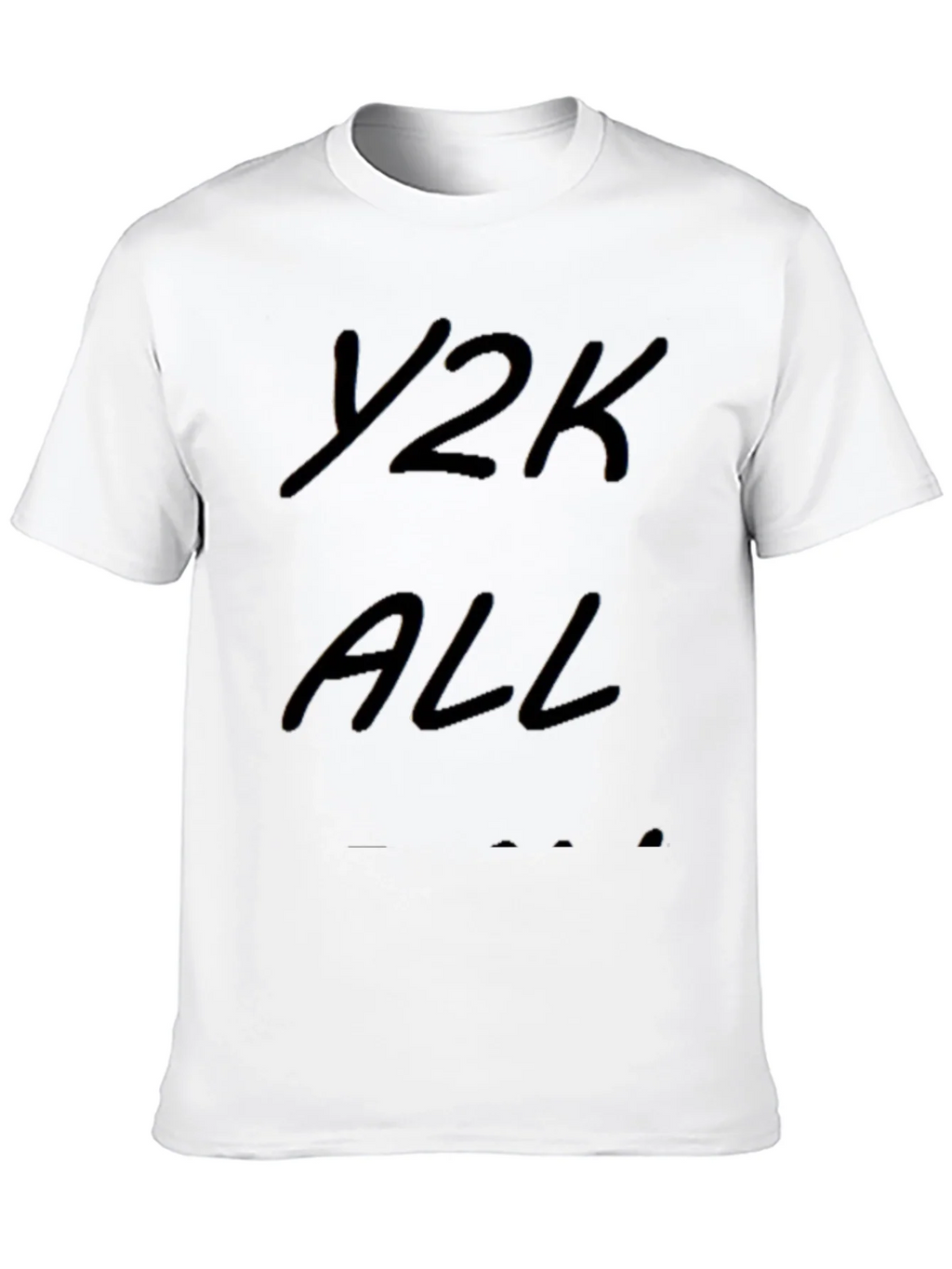 Y2K ALL T-Shirt - Black Casual Style product image 9