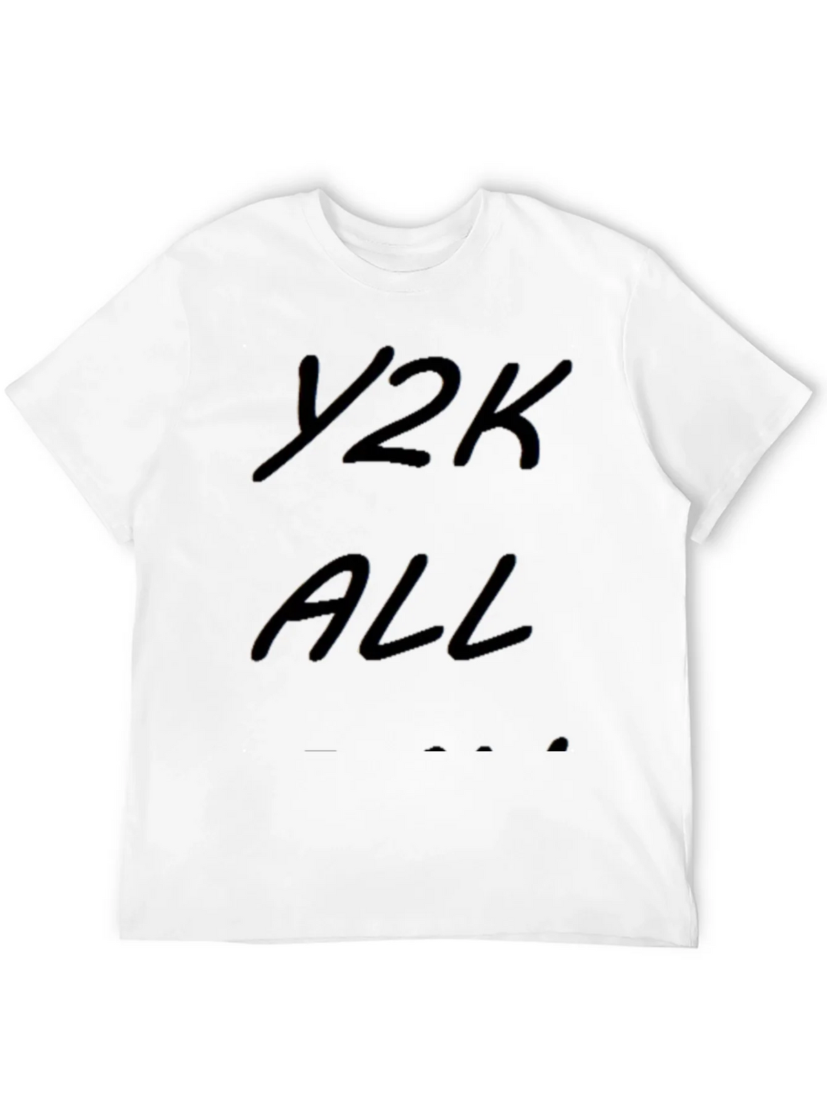 Y2K ALL T-Shirt - Black Casual Style product image 11