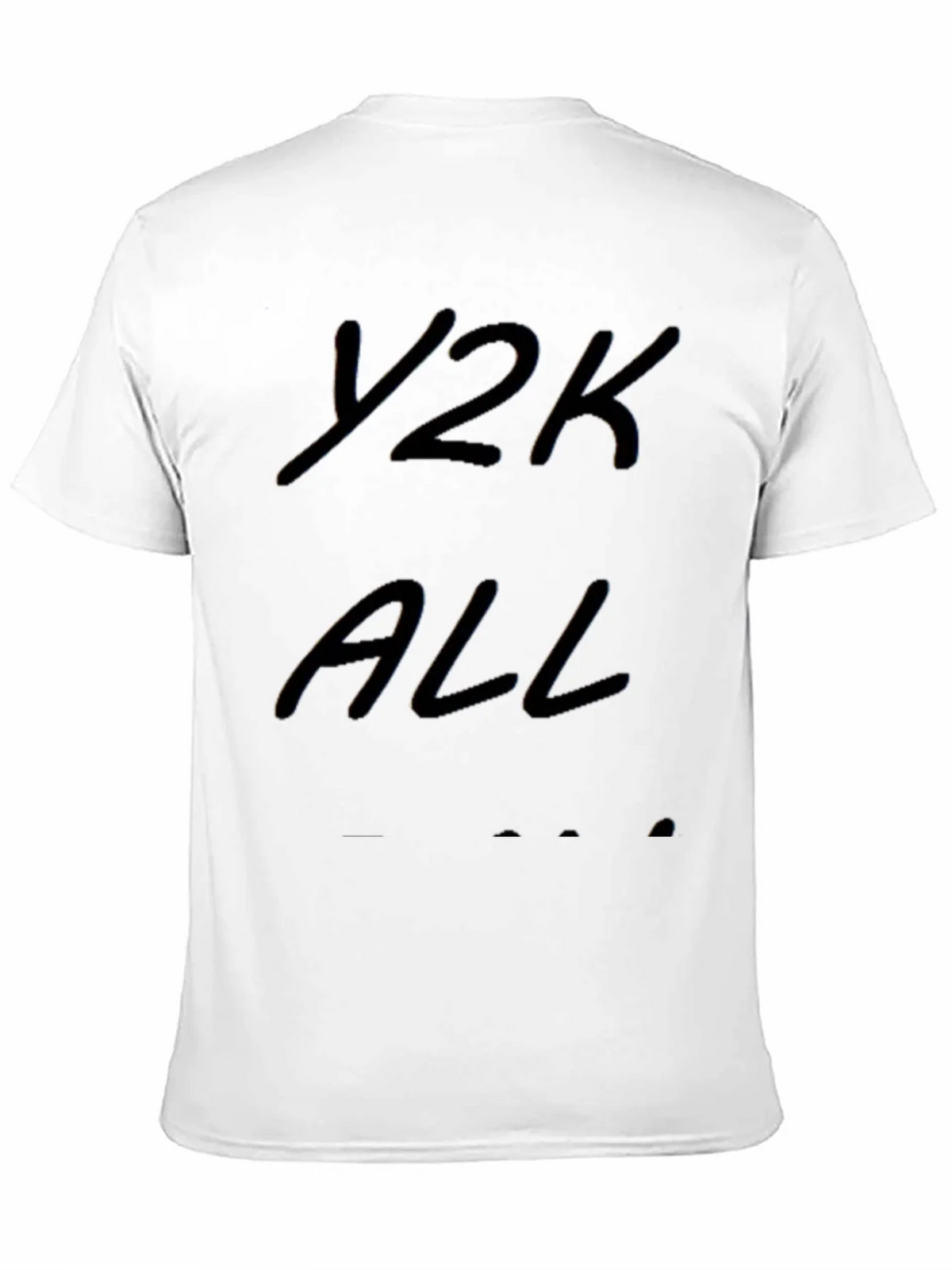 Y2K ALL T-Shirt - Black Casual Style product image 10