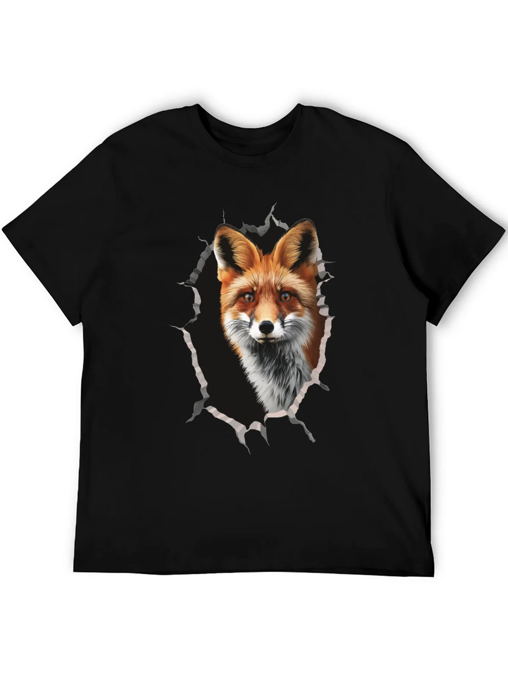 Fox Graphic Print Tee - Mens Black T-Shirt product image 5