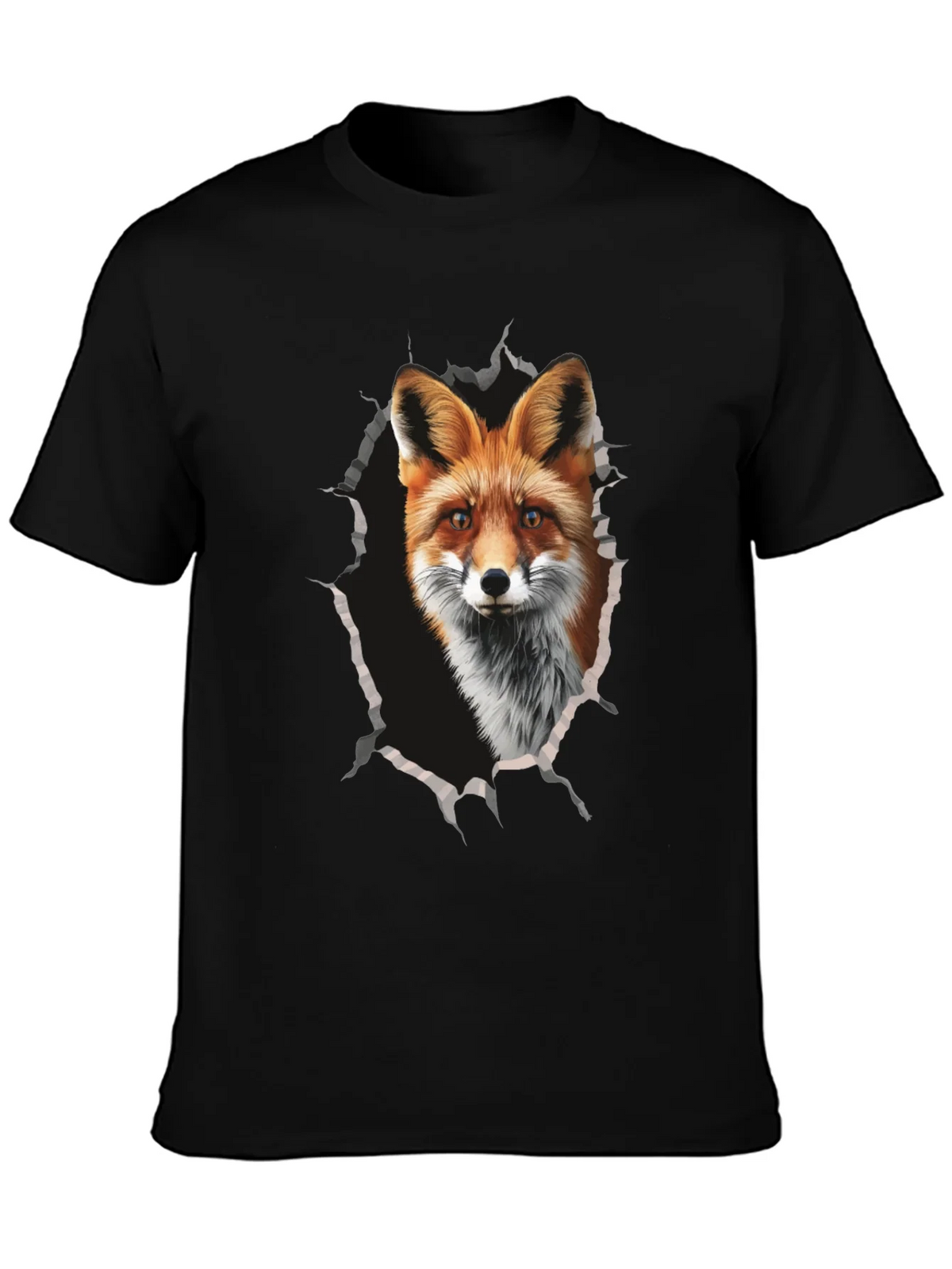 Fox Graphic Print Tee - Mens Black T-Shirt product image 3