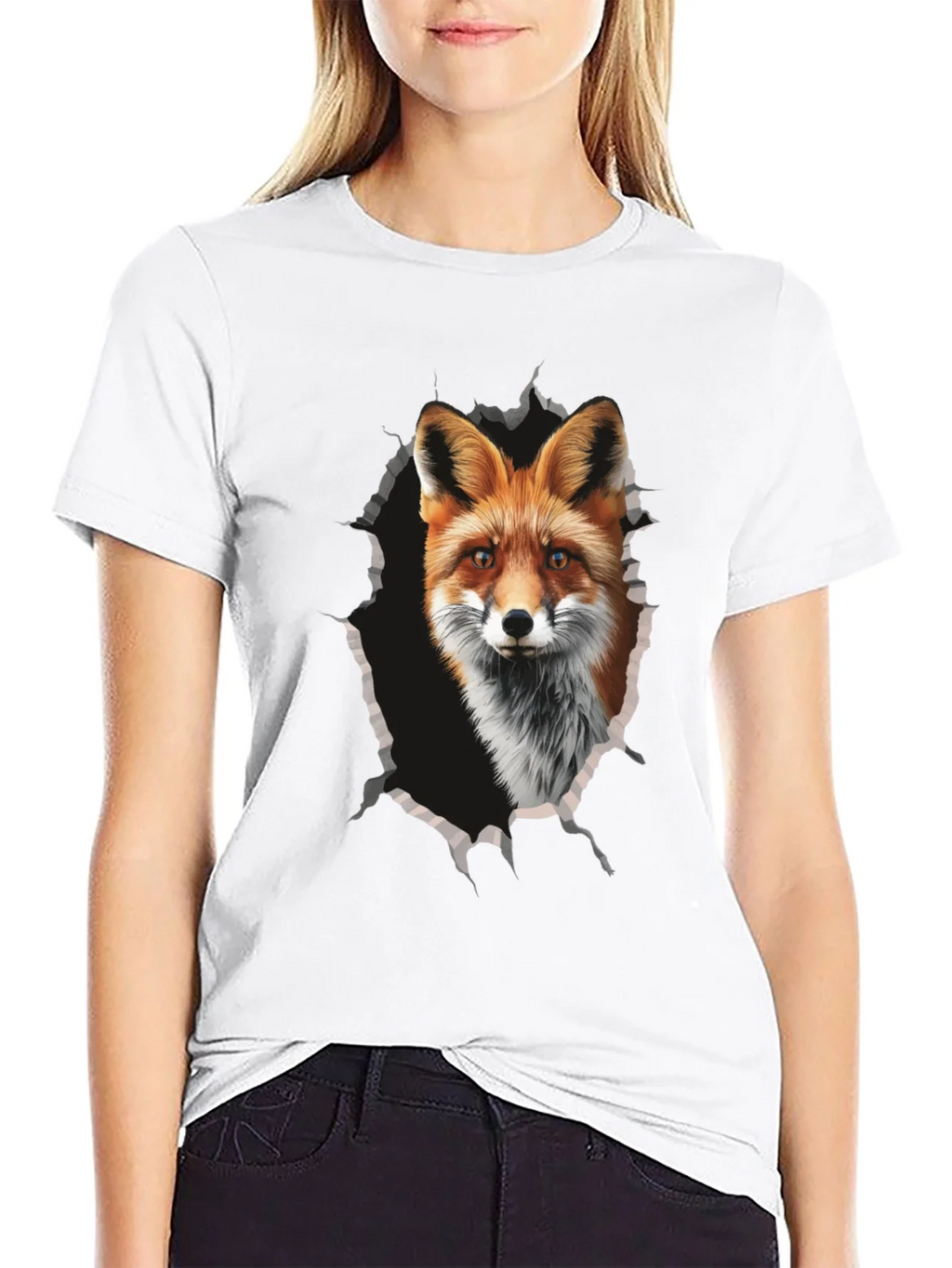 Fox Graphic Print Tee - Mens Black T-Shirt product image 8