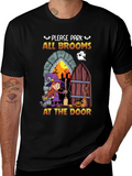 Halloween Witch Broom T-Shirt product image 1