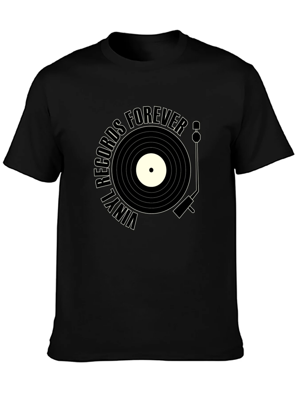 Vinyl Records Forever Graphic Tee - Music Lover Shirt product image 3