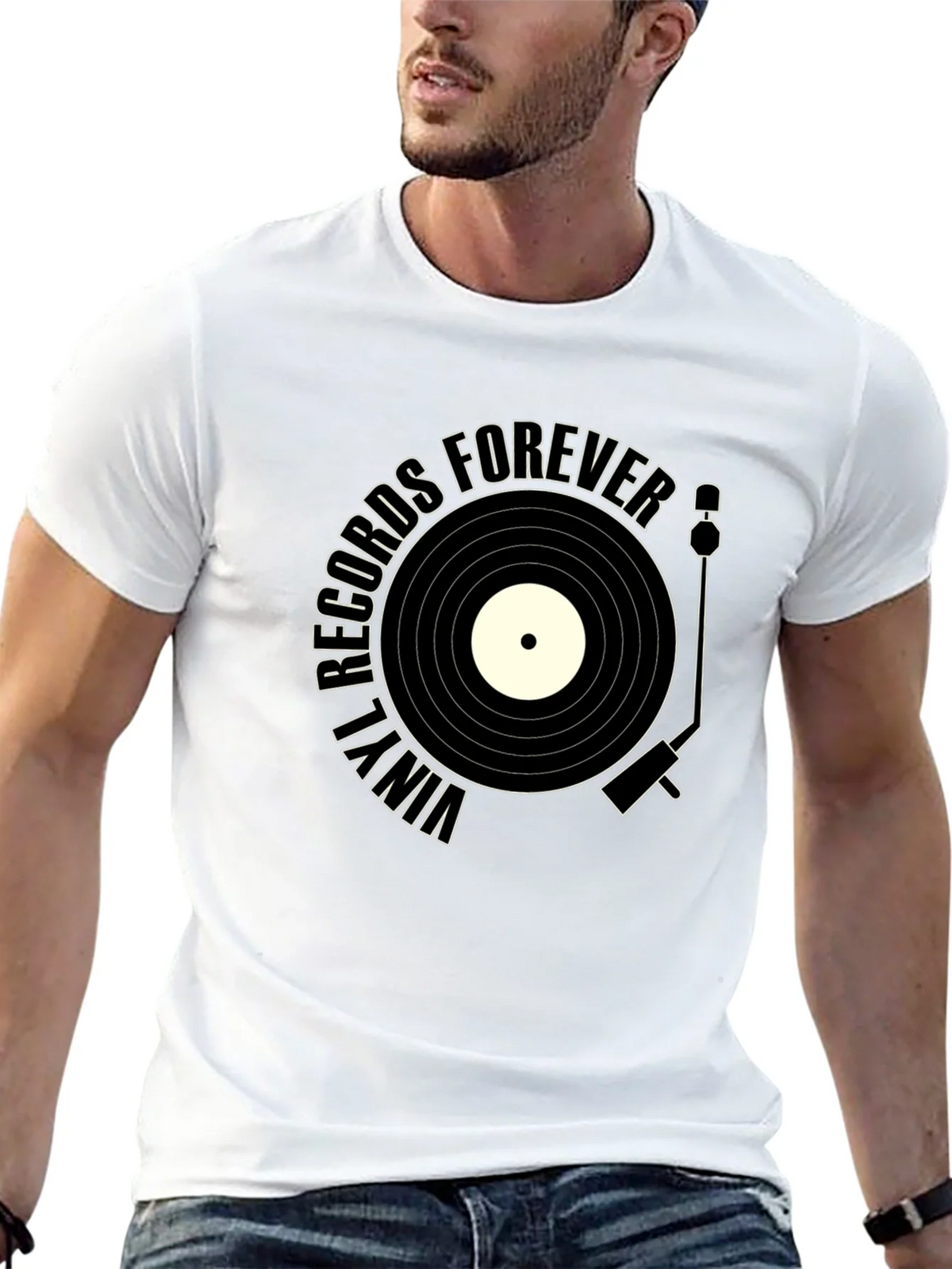 Vinyl Records Forever Graphic Tee - Music Lover Shirt product image 12