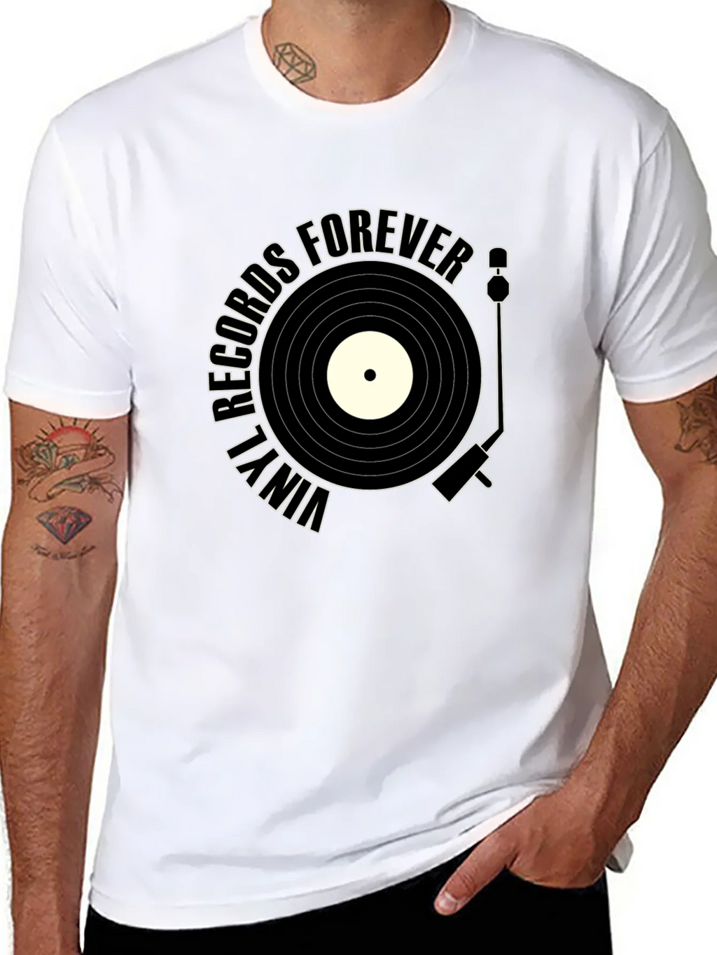 Vinyl Records Forever Graphic Tee - Music Lover Shirt product image 7