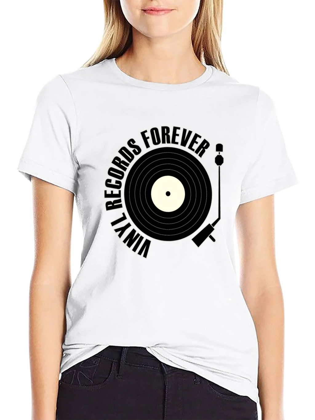 Vinyl Records Forever Graphic Tee - Music Lover Shirt product image 8