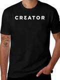 CREATOR Graphic Tee - Stylish Black T-Shirt product image 1