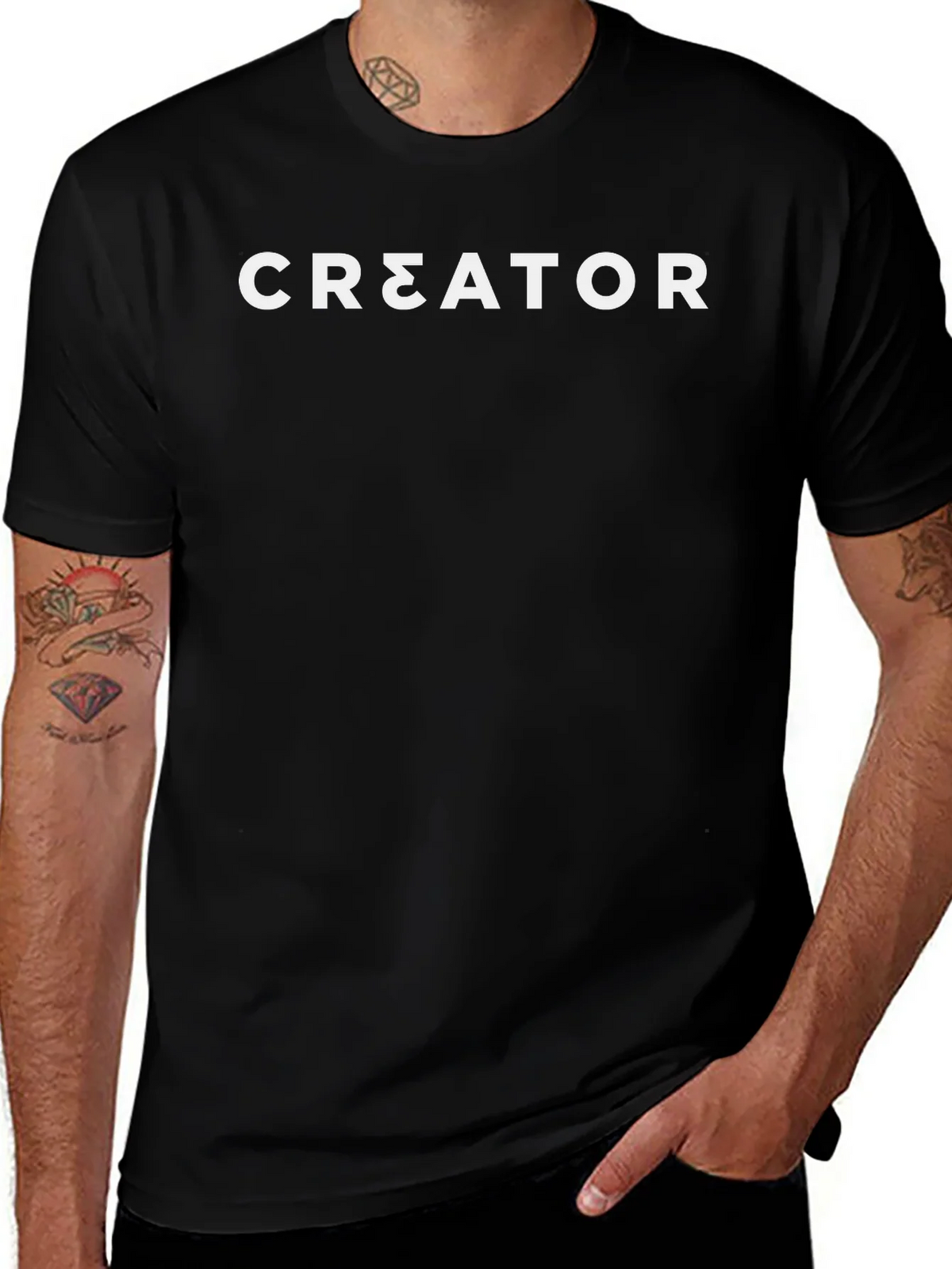 CREATOR Graphic Tee - Stylish Black T-Shirt product image 1