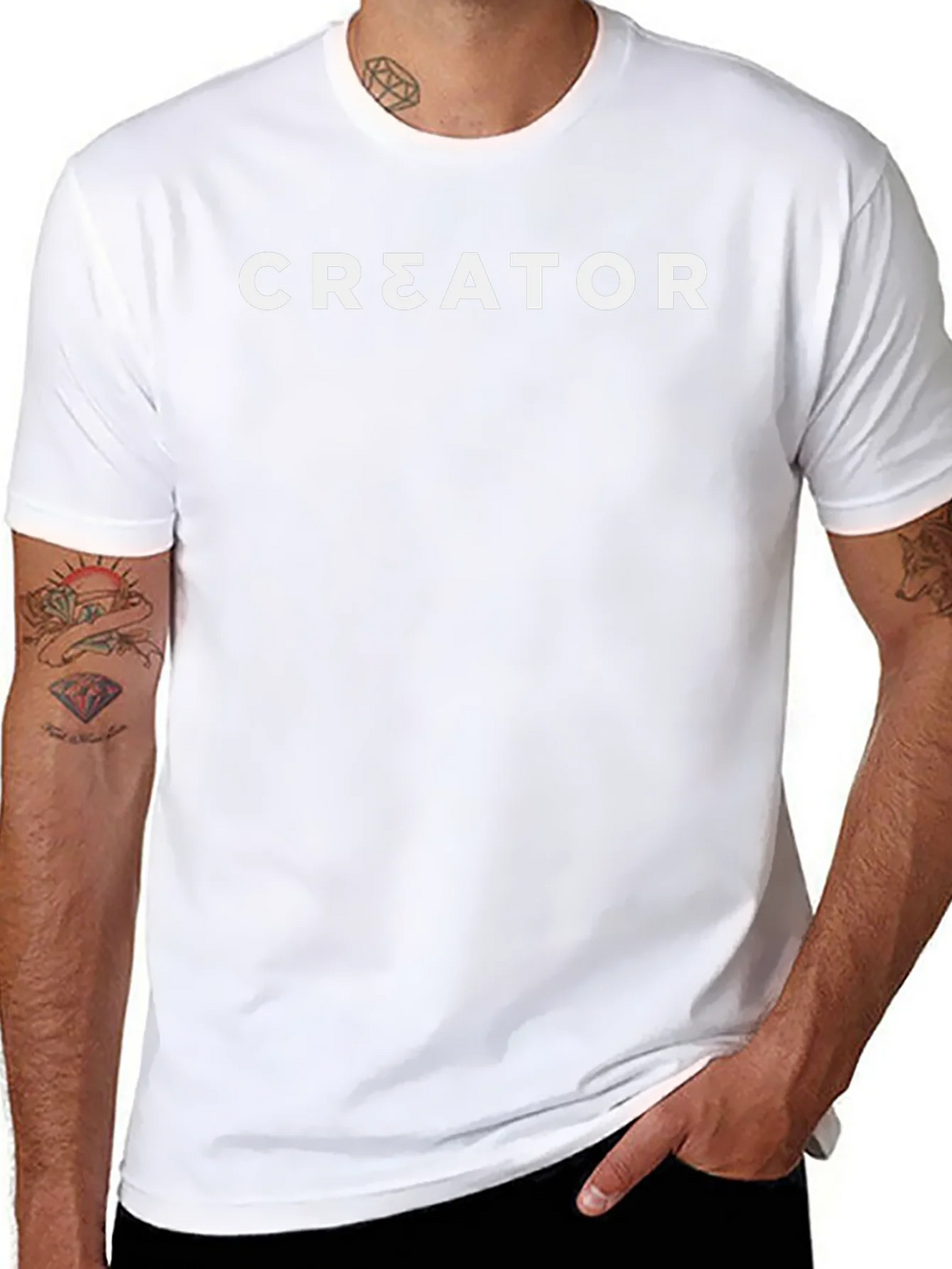 CREATOR Graphic Tee - Stylish Black T-Shirt product image 7
