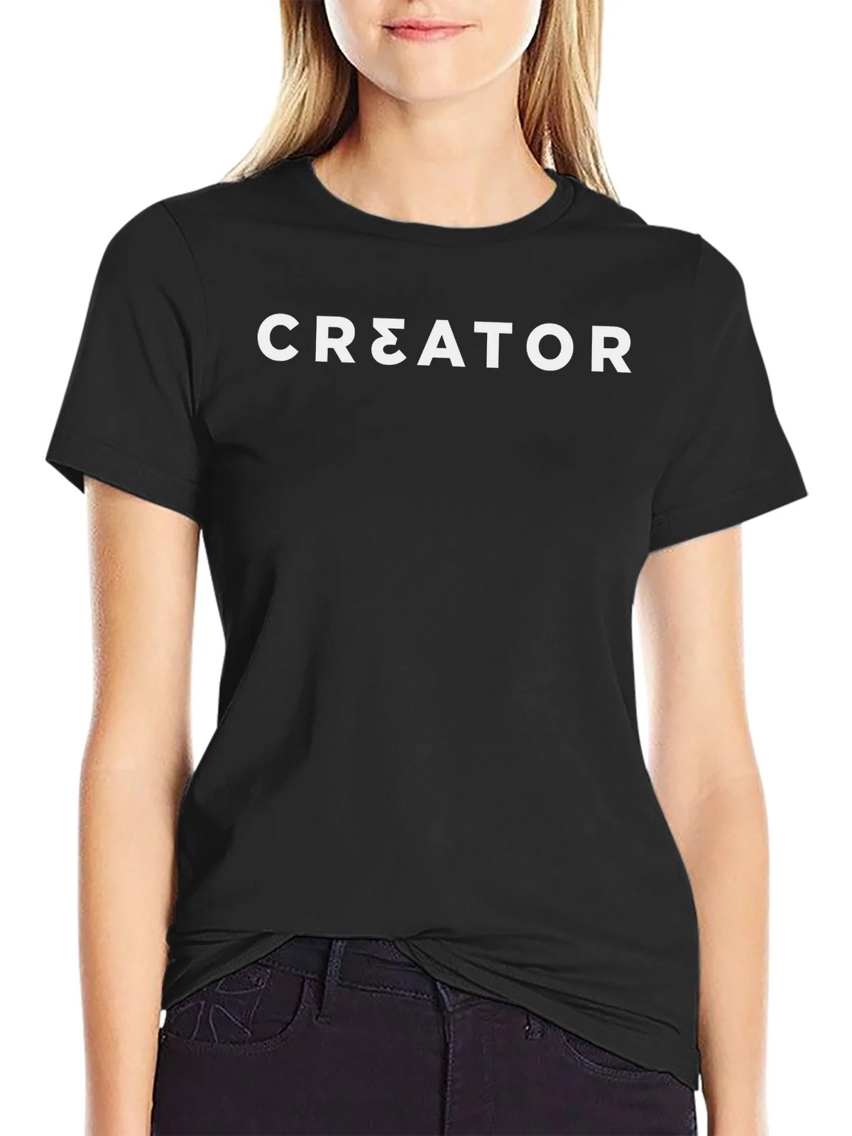 CREATOR Graphic Tee - Stylish Black T-Shirt product image 2