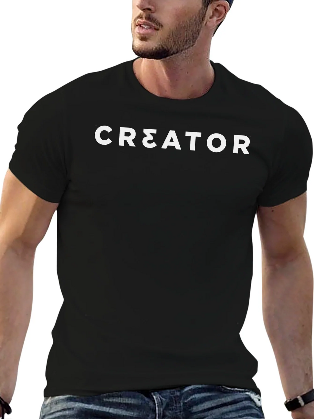 CREATOR Graphic Tee - Stylish Black T-Shirt product image 6