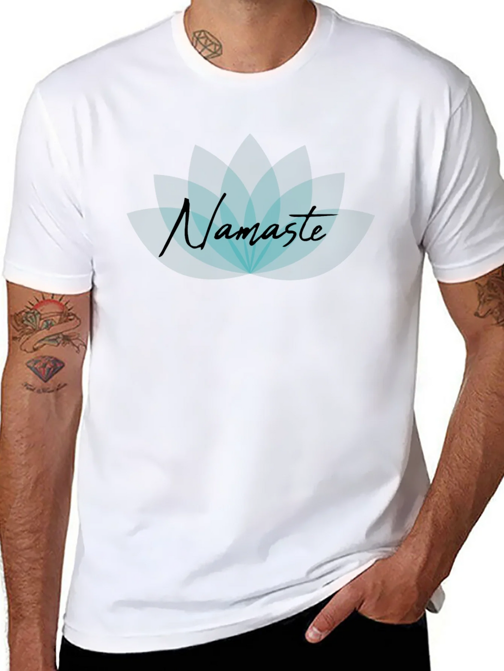 Namaste Lotus T-Shirt product image 6