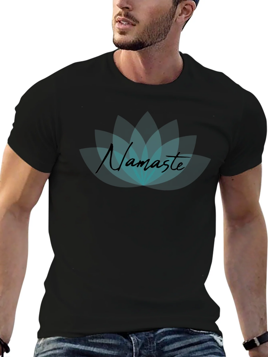 Namaste Lotus T-Shirt product image 5