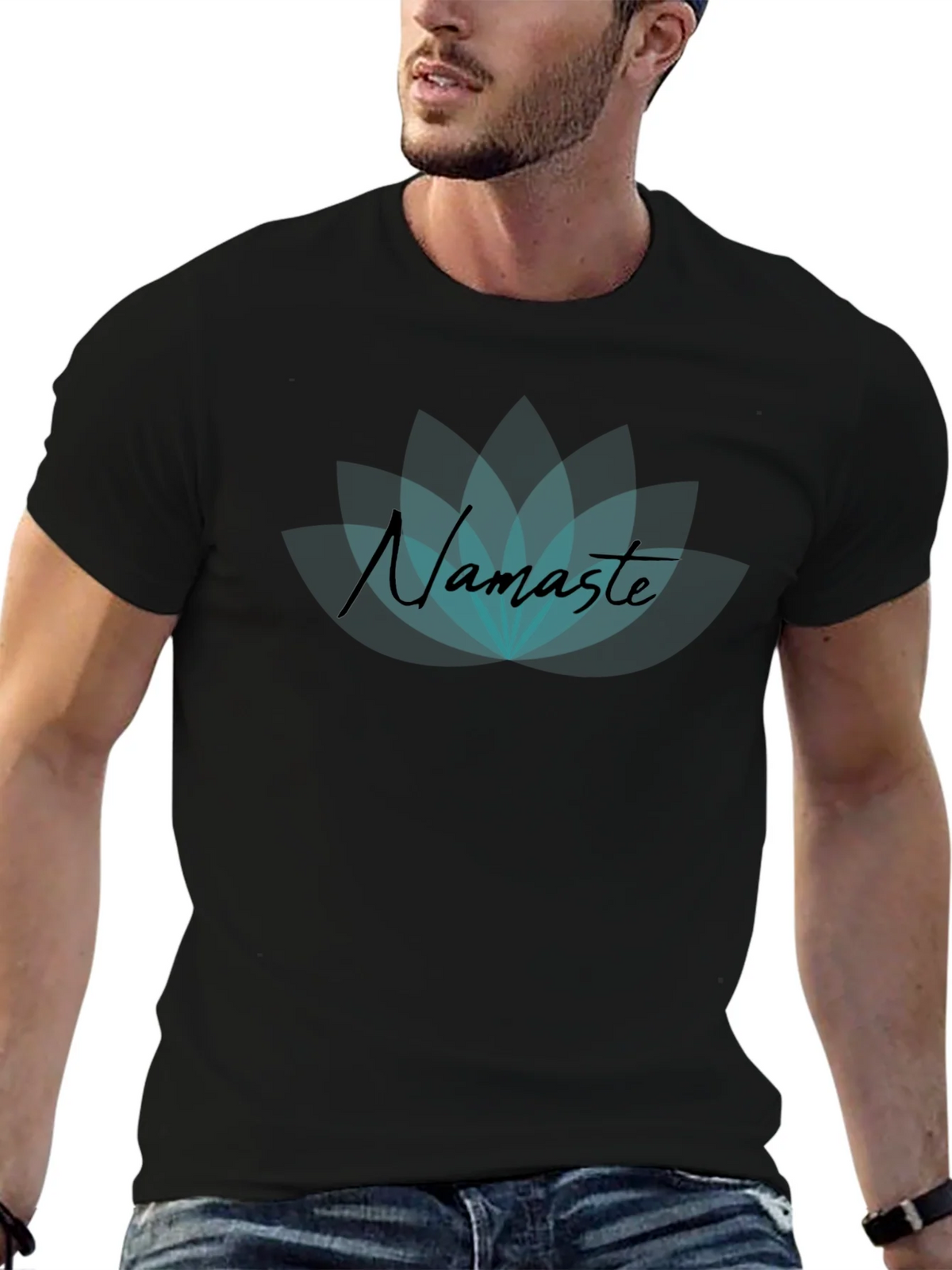 Namaste Lotus T-Shirt product image 5