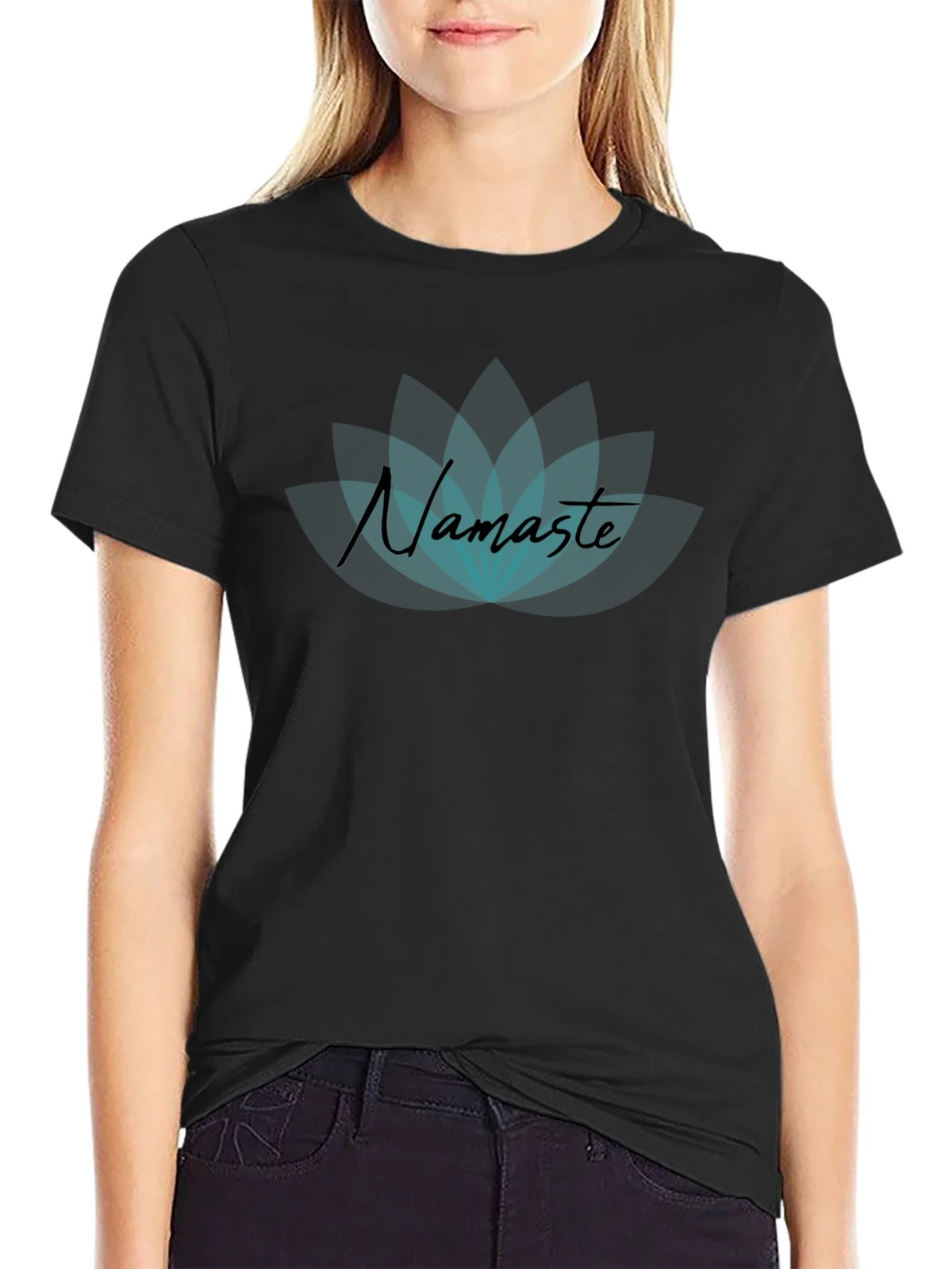 Namaste Lotus T-Shirt product image 2