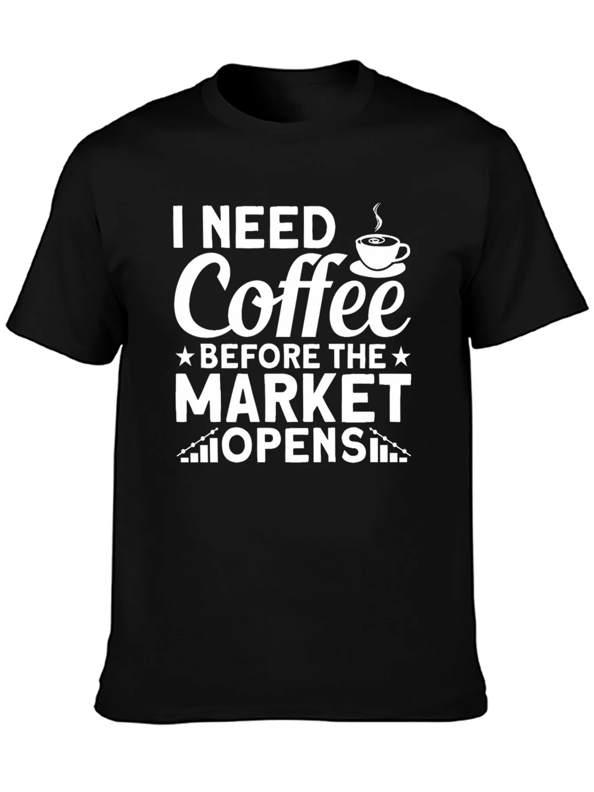 I Need Coffee Before The Market Opens T-Shirt product image 2