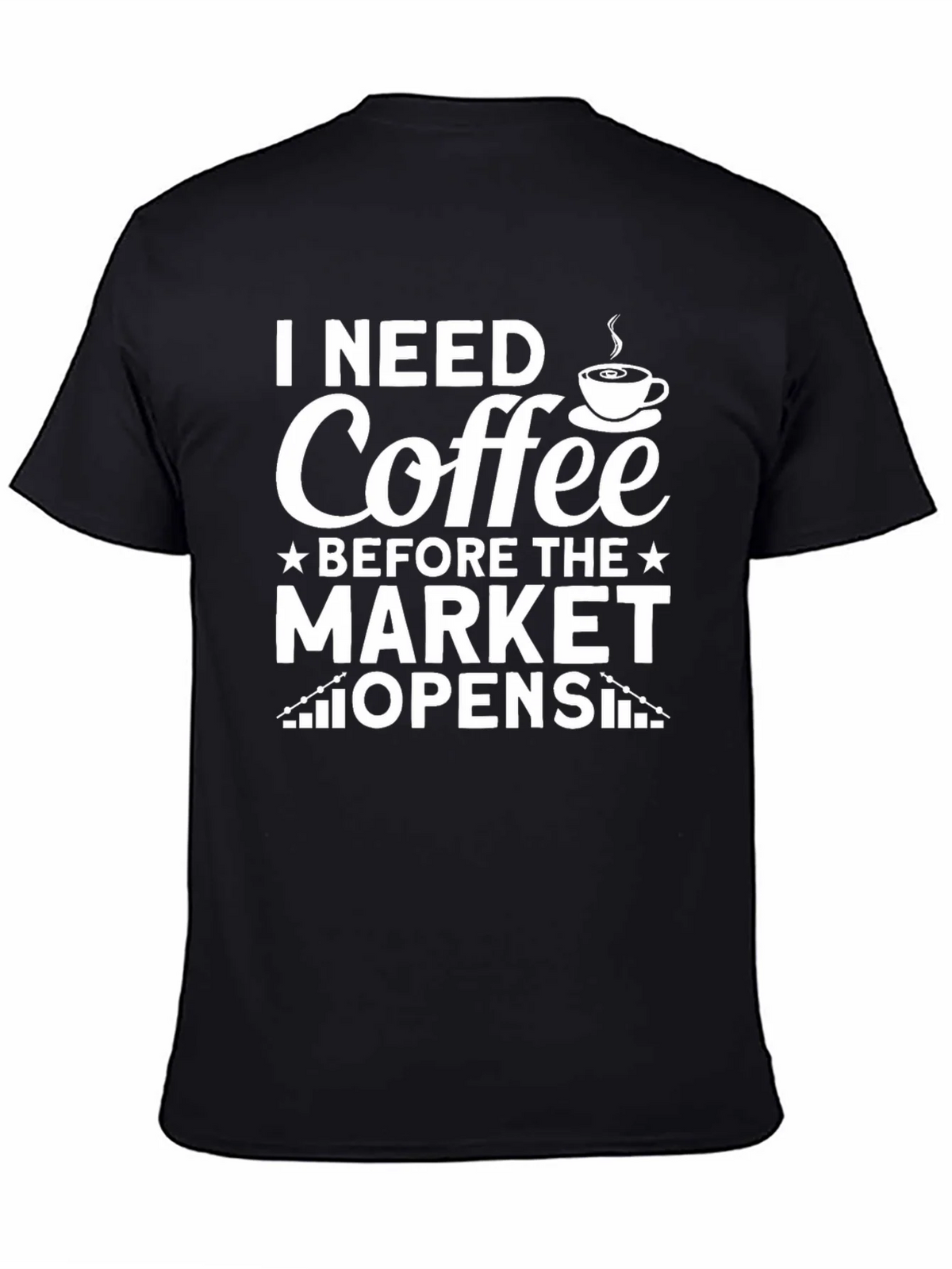 I Need Coffee Before The Market Opens T-Shirt product image 3