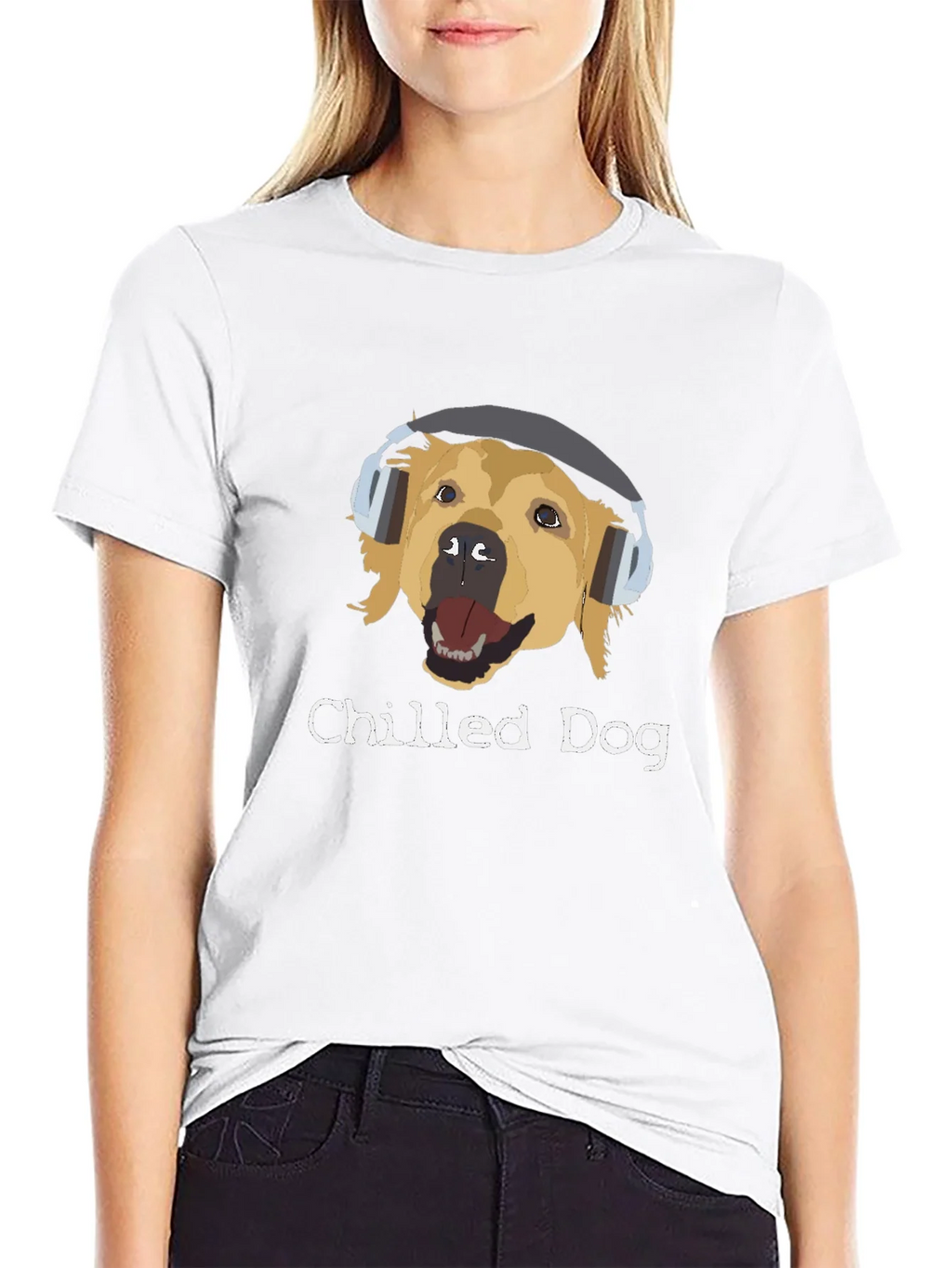 Chilled Dog Graphic Tee - Cool Canine Comfort product image 5