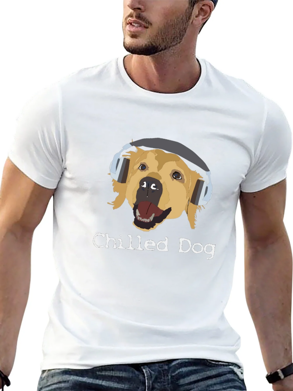 Chilled Dog Graphic Tee - Cool Canine Comfort product image 9